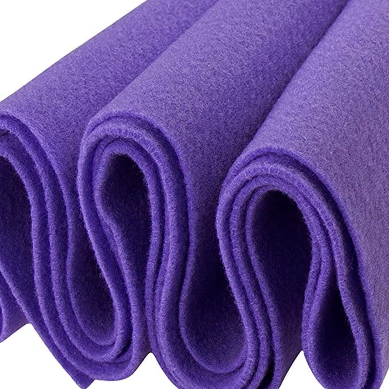 FabricLA Craft Felt Fabric - 36 X 36 Inch Wide & 1.6mm Thick Felt Fabric  - Use This Soft Felt for Crafts - Felt Material Pack - Lavender A039